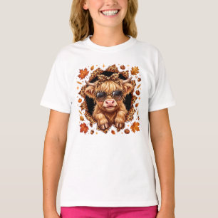 Herfst Highland Koe T-shirt