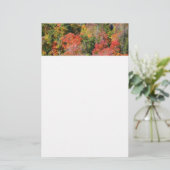 Herfst Hillside Colorful Autumn Natuur Briefpapier (Staand voorkant)