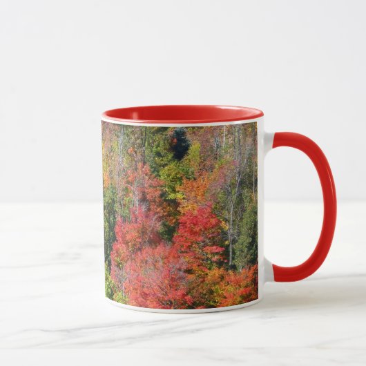Herfst Hillside Colorful Autumn Natuur Mok (Rechts)