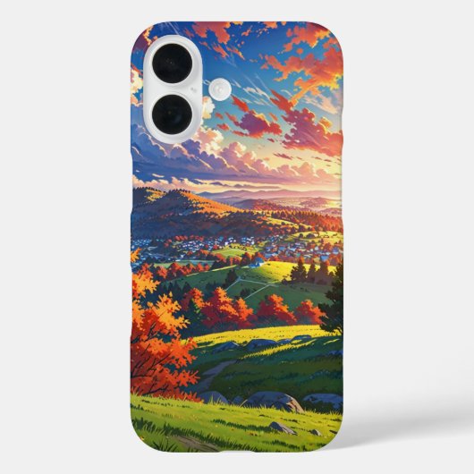 Herfst Hilltop Panorama Case-Mate iPhone Case (Achterkant)