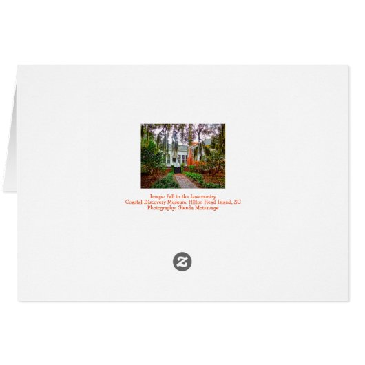 herfst Hilton Head Coastal Discovery Museum HHI (Achterkant Horizontaal)