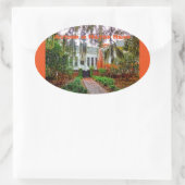 herfst Hilton Head Coastal Discovery Museum HHI Ovale Sticker (Tas)