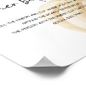 Herfst hoe groot is haar buik Baby shower spel Pos Poster (Hoek)