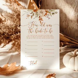 Herfst Hoe oud was de bruid om te spelen