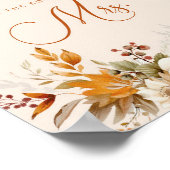 Herfst hoeveel kisses vrijgezellenfeest spel poster (Hoek)