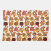 Herfst Holiday Pie Kitchen Hand Towel Theedoek (Horizontaal)