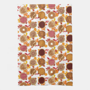 Herfst Holiday Pie Kitchen Hand Towel Theedoek