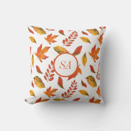 Herfst Home Decor Herfstbladeren Oranje esdoorn wi Kussen