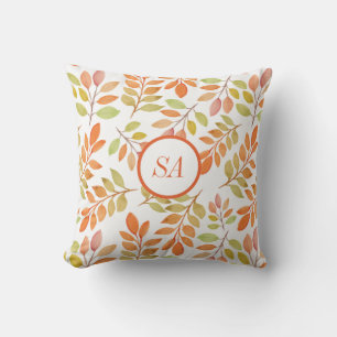 Herfst Home Decor Herfstkleuren Roze Sinaasappel B Kussen