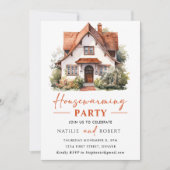 Herfst Home Housewarming Party Kaart (Voorkant)