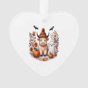 Herfst Hoogland Koe Geest Png, Herfst Png Ornament