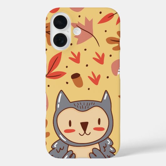 Herfst Hoots Bos Uil Vriend Case-Mate iPhone Case (Achterkant)