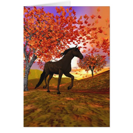 Herfst Horse (Voorkant)