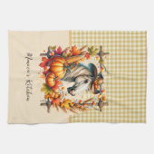 Herfst Horse Cowgirl Theedoek (Horizontaal)