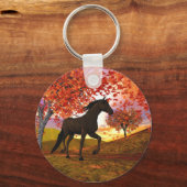 Herfst Horse Sleutelhanger (Voorkant)