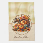 Herfst Horse Theedoek (Verticaal)