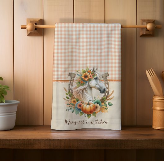 Herfst Horse Theedoek