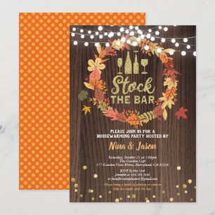 Herfst houdt de bar Thanksgiving tegen de opwarmpa Kaart