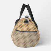 Herfst Houndstooth Tan Duffel Bag Plunjezak (Rechts)