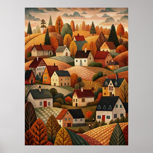 Herfst House Poster (Voorkant)