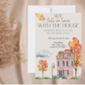 Herfst Housewarming Party | Herfst Waterverf Kaart