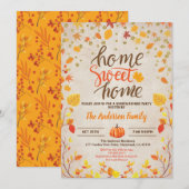 Herfst housewarming party rustieke  coed shower kaart (Voorkant / Achterkant)