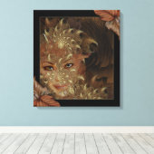 Herfst hout nimf verpakt canvas kunst (Insitu (Houten vloer))