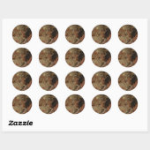 Herfst Hout Nymph Ronde Stickers (Vel)