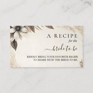 Herfst Houten Paperie Gerecycleerd Papier Vrijgeze Informatiekaartje