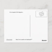 Herfst Hummingbird Migration Briefkaart (Achterkant)