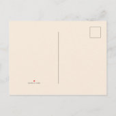 Herfst Huwelijks- RSVP Briefkaart met Landelijke S (Achterkant)