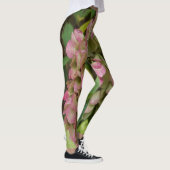 Herfst Hydrangea Bloei met Gouden Hosta Bladeren Leggings (Rechts)