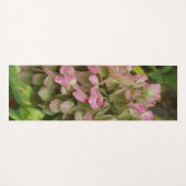 Herfst Hydrangea Bloei met Gouden Hosta Bladeren Yogamat (Voorkant (horizontaal))