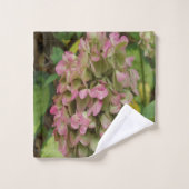 Herfst Hydrangea Bloom met Golden Hosta Leaves Bad Handdoek (Wasdoekje)