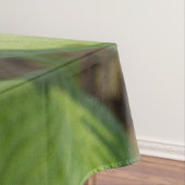 Herfst Hydrangea Bloom met Golden Hosta Leaves Tafelkleed (Voorbeeld)