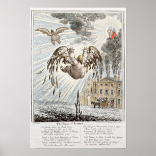 Herfst Icarus, 1807 Poster
