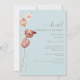 Herfst Icy Blue Bridal Brunch & Bubbly Kaart
