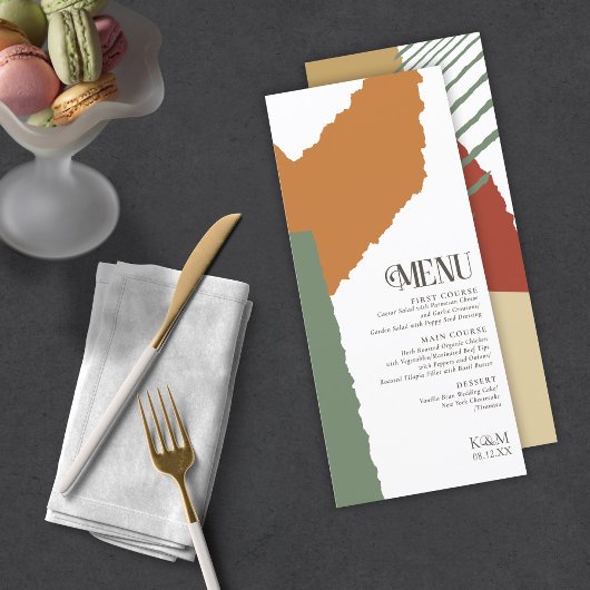 Herfst ID740 van het Blokje van de kleur Menu