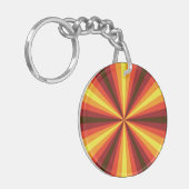 Herfst Illusie Acryl Sleutelhanger (Voorkant Links)