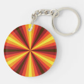 Herfst Illusie Acryl Sleutelhanger (Achterkant)