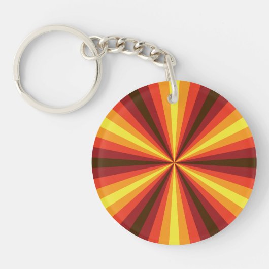 Herfst Illusie Acryl Sleutelhanger (Voorkant)