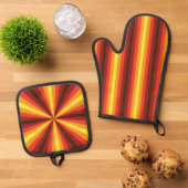 Herfst Illusie Ovenwant & Pannenlap Set (Top down)