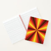 Herfst Illusie Spiraal Notebook Notitieboek (Binnen)