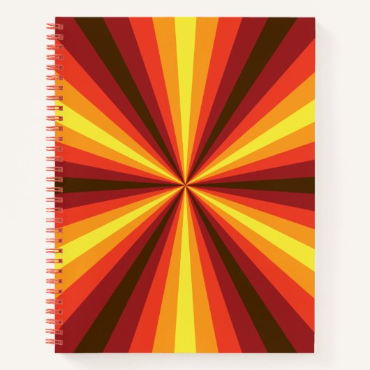 Herfst Illusie Spiraal Notebook Notitieboek (Voorkant)