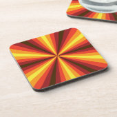 Herfst Illusie Vierkant Coaster Onderzetter (Linkerzijde)