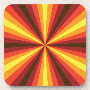Herfst Illusie Vierkant Coaster Onderzetter