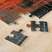 Herfst in abstract legpuzzel (Zijkant)