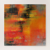 Herfst in abstract legpuzzel (Horizontaal)