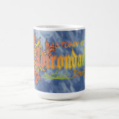 Herfst in Adirondacks New York Blue Sky Backgrid Koffiemok (Center)