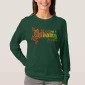 Herfst in Albany New York met herfstbladeren T-shirt (Voorkant)